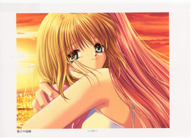Girl blue eyes city sunset free wallpaper - medium preview image