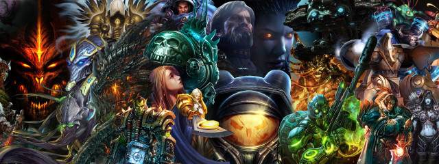 Characters colorful background diverse sizes free wallpaper - medium preview image