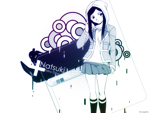 Girl hoodie skateboard anime ship free wallpaper - medium preview image