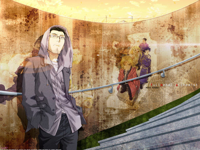 Man hooded jacket wall stairs free wallpaper - medium preview image