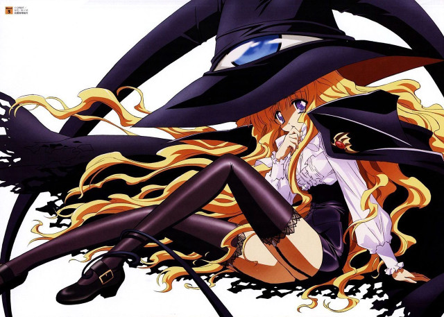 Witch queen blonde long legs free wallpaper for desktop - medium preview image