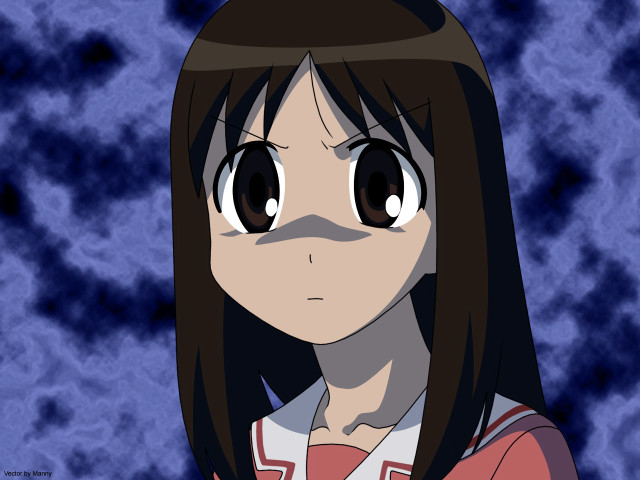 Girl angry longhair browneyes night free wallpaper - medium preview image