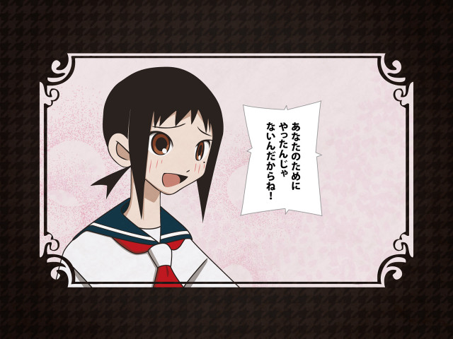 Girl red tie white shirt free wallpaper - medium preview image