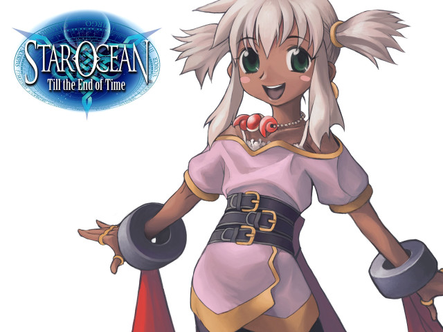 Whitehair greeneyes pinkoutfit redbag darkskin free wallpaper - medium preview image