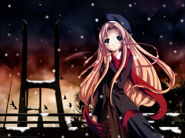 Pink haired girl black hat free wallpaper - medium preview image