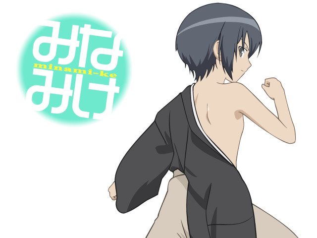 Woman running blue circle smile free wallpaper - medium preview image