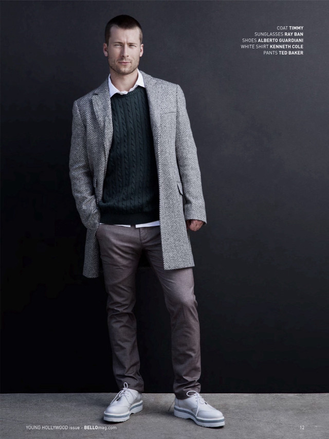 Man gray coat black shirt free wallpaper - medium preview image