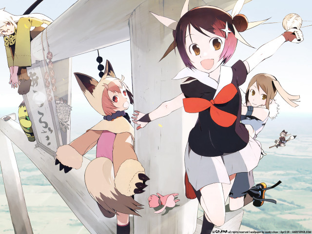 Anime girls cat ramp ai free wallpaper - medium preview image