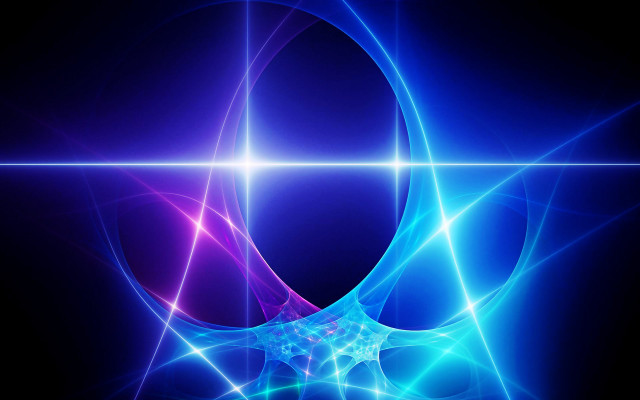 Blue purple star sacred geometry free wallpaper - medium preview image