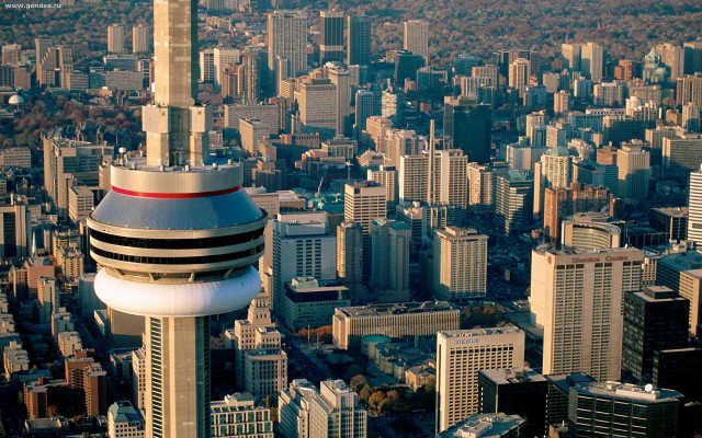 City tower clock skyscraper architecture free wallpaper - medium preview image