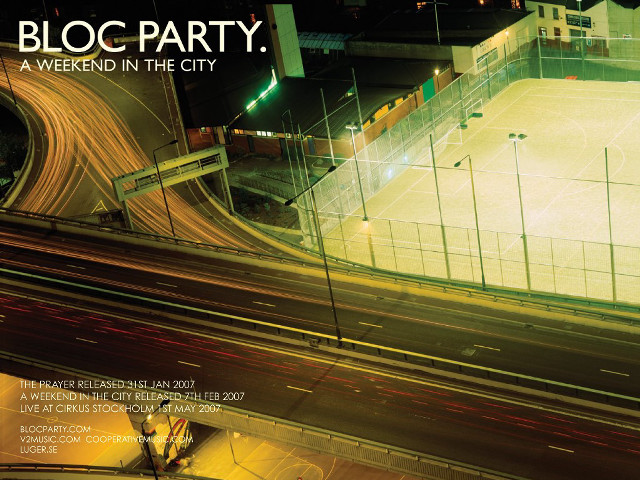 City street tennis court night free wallpaper - medium preview image