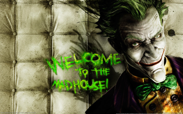 Joker greenhair creepymask formal bowtie free wallpaper - medium preview image