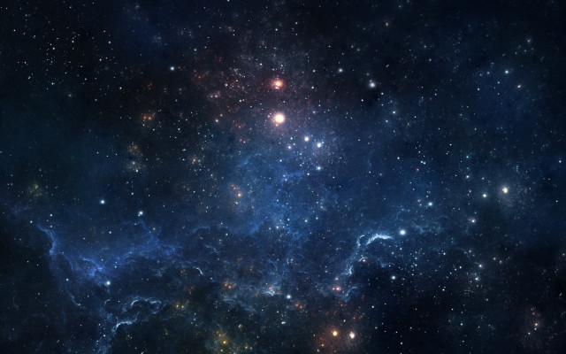 Large cluster stars blue sky #2 free wallpaper - medium preview image