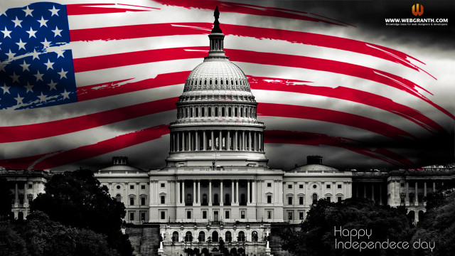 Capitol building flag happy independence #2 free wallpaper - medium preview image