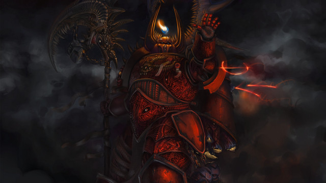 Demon warrior sword head cloud free wallpaper - medium preview image