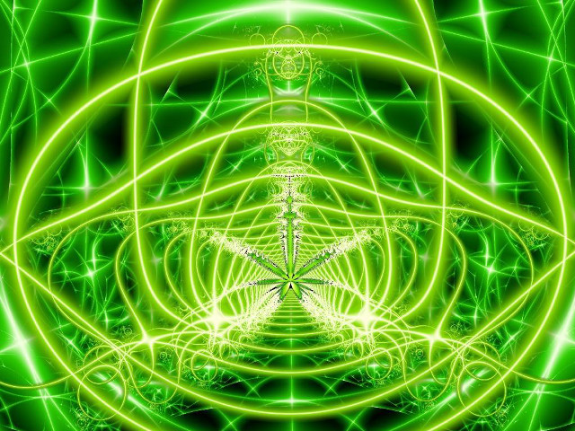 Green white abstract design star free wallpaper - medium preview image