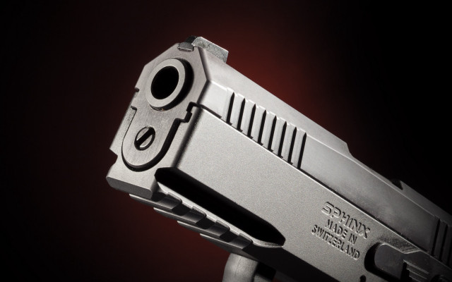 Gun red light black background free wallpaper - medium preview image