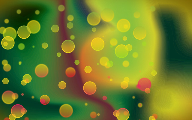 Green yellow bokeh christmas abstract free wallpaper - medium preview image