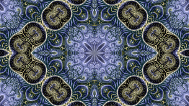 Blue yellow abstract swirls curves free wallpaper - medium preview image