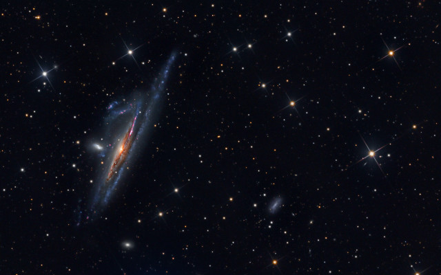 Bright blue galaxy starry sky #2 free wallpaper - medium preview image