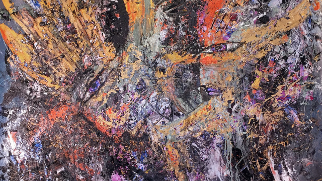 Colorful shapes abstract autumn fire #2 free wallpaper - medium preview image