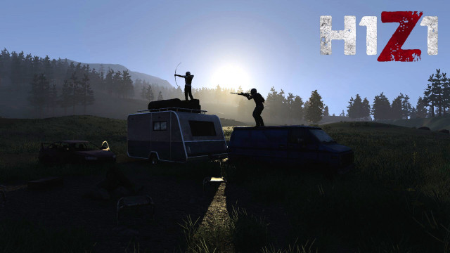 Man standing trailer car gun free wallpaper - medium preview image
