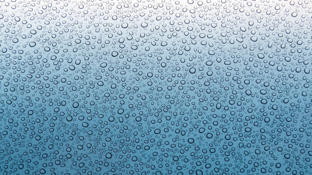 Raindrop window blue sky macro #2 free wallpaper - medium preview image