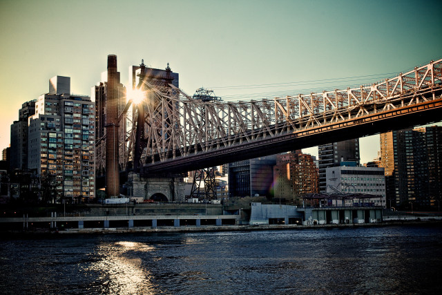 Bridge river city sunset skyline #2 free wallpaper - medium preview image