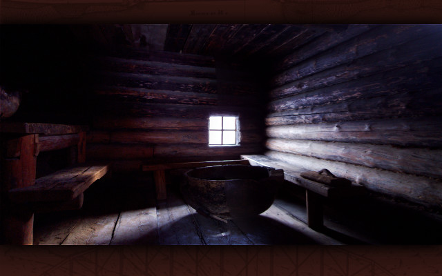 Room window wooden bench corner free wallpaper - medium preview image