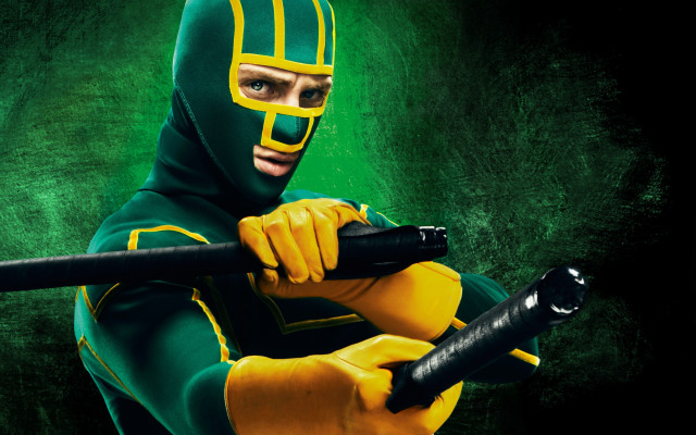 Green man bat mask weapon free wallpaper - medium preview image