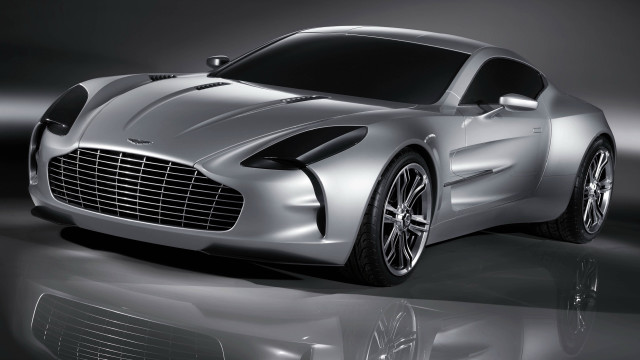 Silver sports car black white #3 free wallpaper - medium preview image