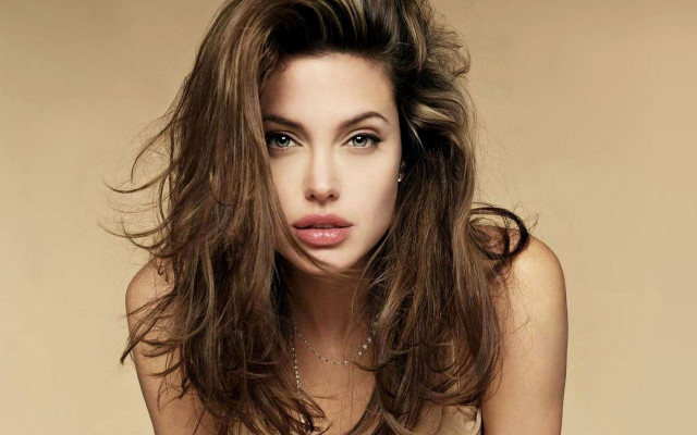 Woman longhair necklace portrait jewelry free wallpaper - medium preview image