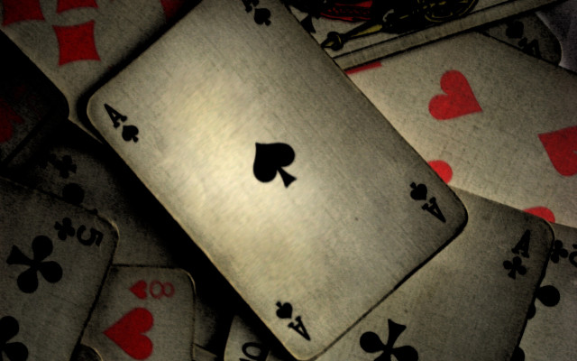 Shiny metal cards illusionism ace free wallpaper - medium preview image