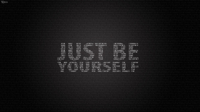Usp be yourself banksy 2girls free wallpaper - medium preview image