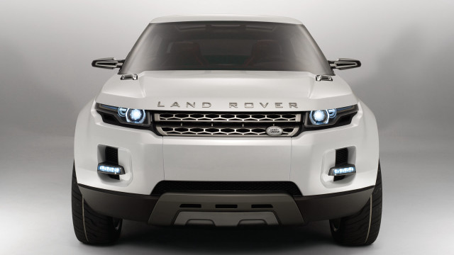 White land rover studio gray free wallpaper - medium preview image