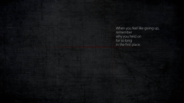 Black background red line quote free wallpaper - medium preview image