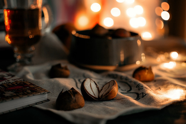 Wine glass food book shallow free wallpaper - medium preview image