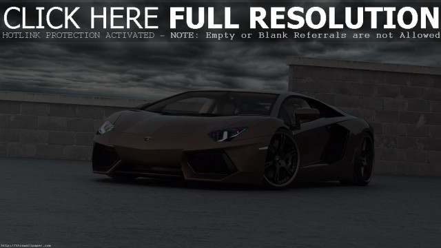 Brown sports car brick wall #7 free wallpaper - medium preview image