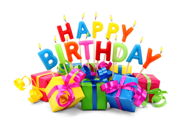 Birthday cake candles presents happy #2 free wallpaper - medium preview image