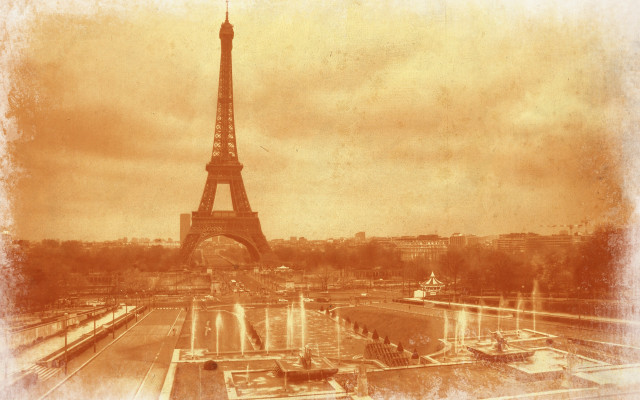 Eiffel tower fountain paris european free wallpaper - medium preview image