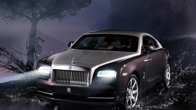 Car headlight fog tree city free wallpaper - medium preview image