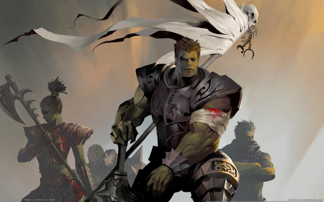 Man sword bird armor weapon free wallpaper - medium preview image