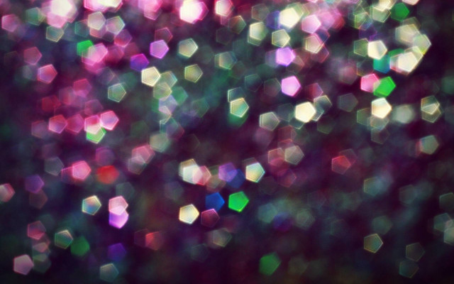 Blurry lights night sky holography #2 free wallpaper - medium preview image