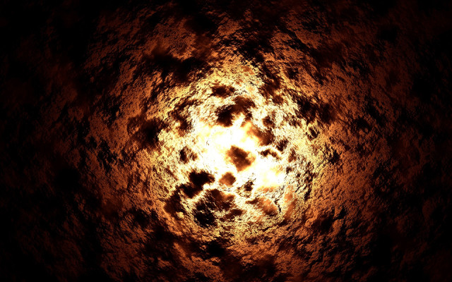 Fireball mandelbrot ambient occlusion explosion free wallpaper - medium preview image