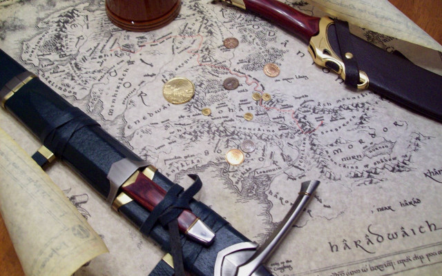 Map pen knife coin DirkCrabeth free wallpaper - medium preview image