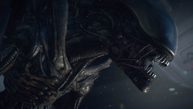 Alien hunter dark room helmet free wallpaper - medium preview image