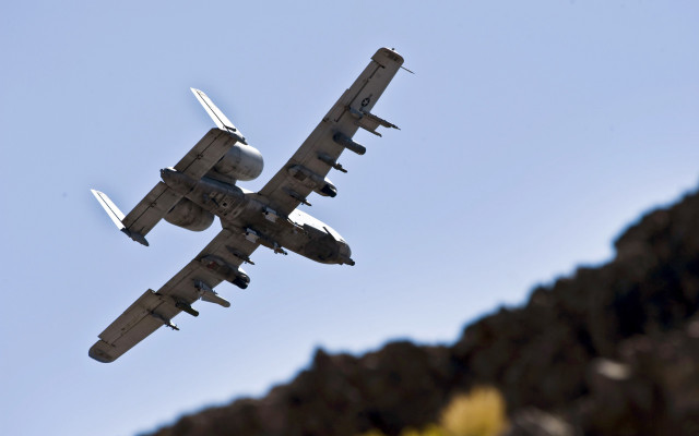 Large airplane mountains sky clouds free wallpaper - medium preview image