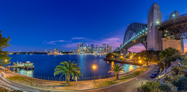 City skyline bridge river night #18 free wallpaper - medium preview image