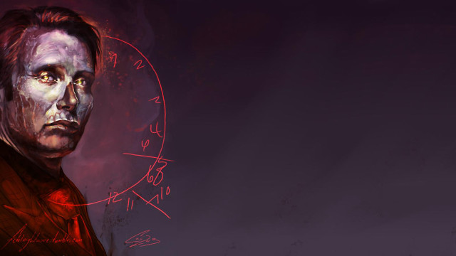 Man clockface red background writing free wallpaper - medium preview image