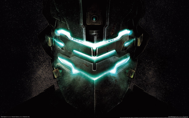 Glowing helmet eyes cyberpunk astronaut free wallpaper - medium preview image